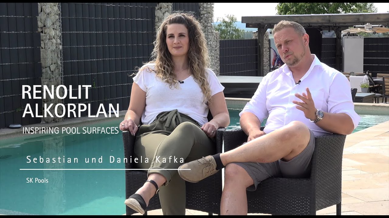 Daniela and Sebastian Kafka of SK Pools in an interview with RENOLIT ALKORPLAN